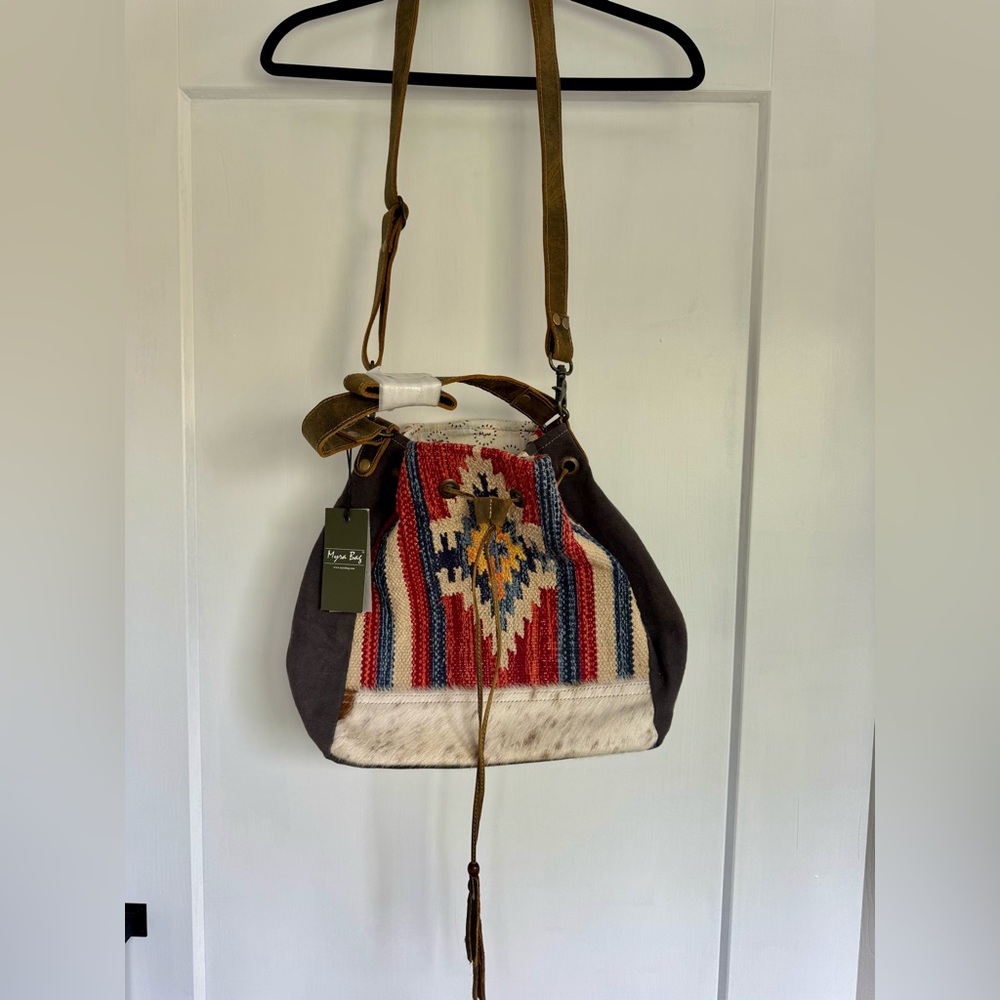 Myra Bag Multicolor Boho Shoulder Bag